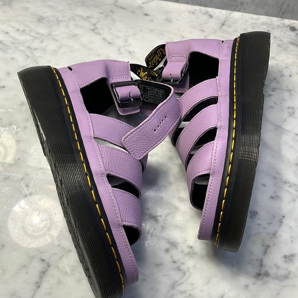 Dr Martens Blaire Sandals in Lilac Size 8 NEW - Picture 8 of 16